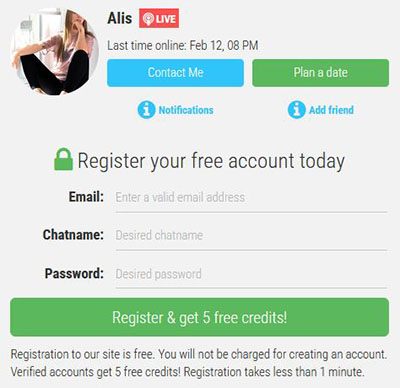 Registration on SecretFriends